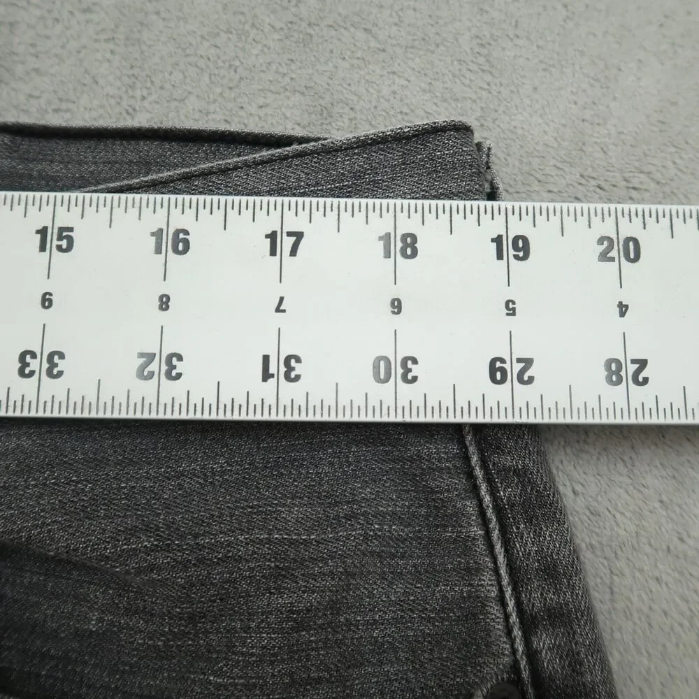 Levi's 501 Jeans Mens Size 38x34 Gray Original Fit Button Fly Straight Denim